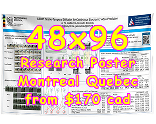 Cheapest Fabric/Paper Research Poster Montreal 48x96 Poster from $170